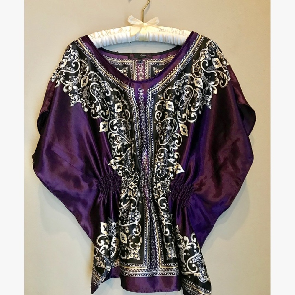 HS HeartSoul Small Batwing Tunic Top | Small